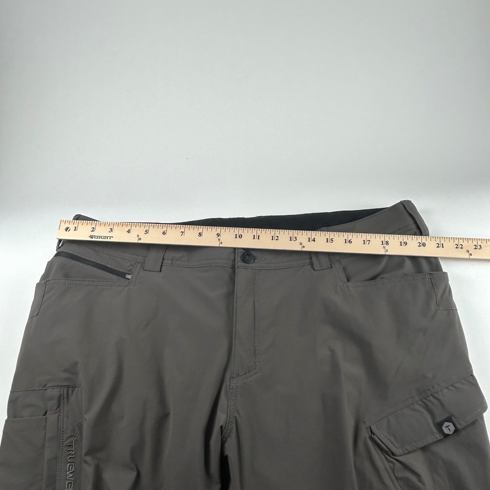 Truewerk Men's 40x30 T1 Werkpants Gray Technical Cargo Work Stretch Utility - Picture 10 of 12